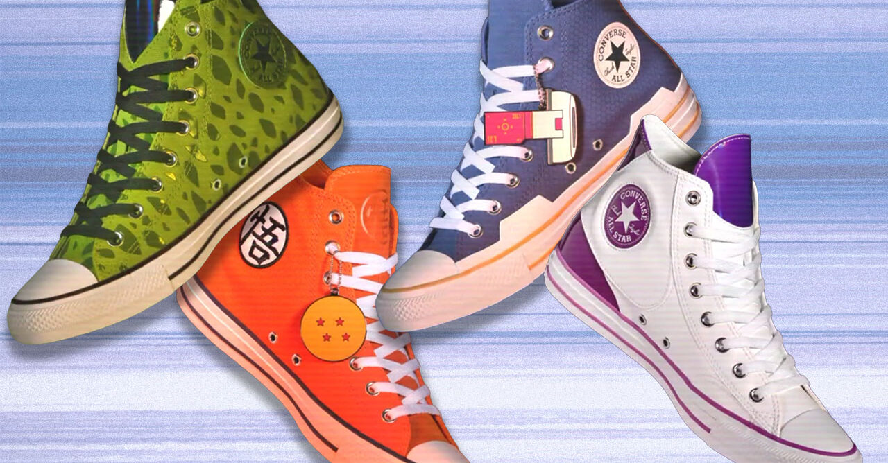 Converse lança coleção de tênis inspirada em Dragon Ball Z